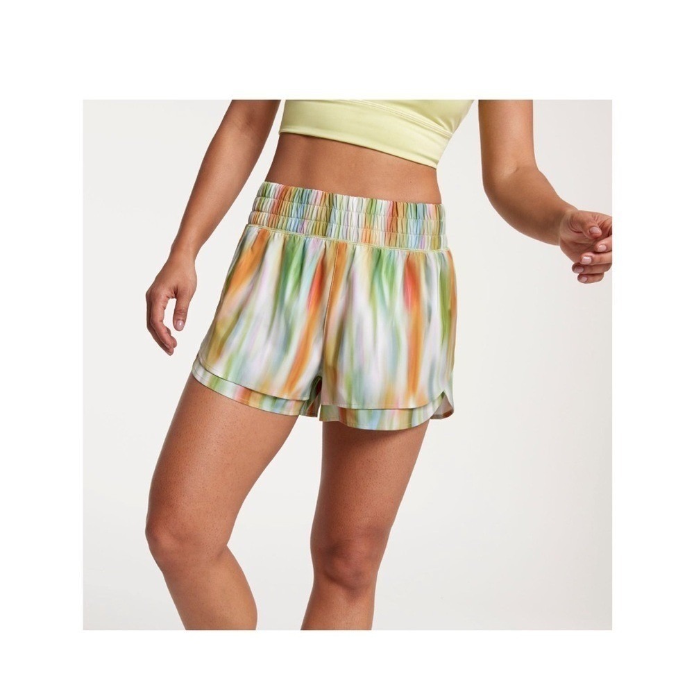 Calia High Rise Step Up Short Filtered Flora Multi Size XXL
